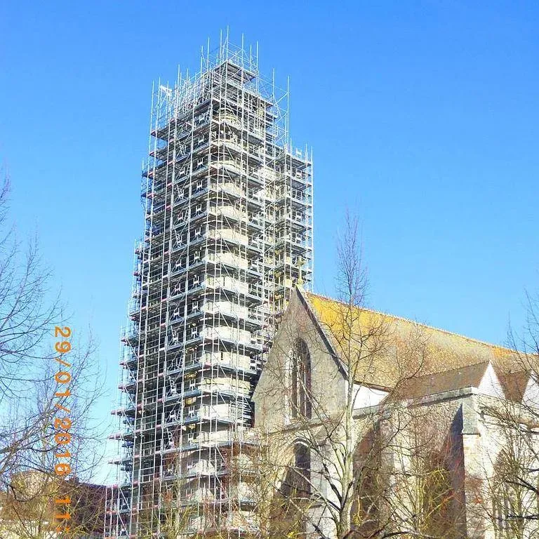 Restauration monument historique à Somain